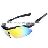 YUANJIU Polarized Anti-UV Cycling Running Sports Sunglasses With 5 Exchangeable Lenses thumbnail-2