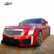 Good Fitmen pp Material v Style Body Kit for Cadillac ATSL Front Bumper Fender Grille Side Skirts and Wing Spoiler thumbnail-3