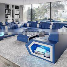 New Home Needed Living Room Beautiful Sectional Sofa Set Furniture With LED Light thumbnail-5