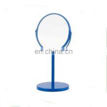 Table Stand Plastic Bathroom Makeup Mirror Round Shape Decorative Mirror Beauty Mirror for Customized Color thumbnail-2