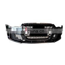 RS6 Front Bumper for Audi A6 S6 C7 With Center Honeycomb Mesh High Quality Bumper Grill 2012-2015 thumbnail-1
