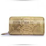 Custom Logo Lady Luxury Genuine Python Snake Skin Leather Clutch Bag Wallet for Women thumbnail-3