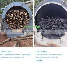 Energy Saving No Pollution Horizontal Carbonization Kiln Furnace Activated Charcoal Making Machine thumbnail-5