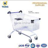 EU Style High Hardness Steel Unfolding Shoping Trolley Cart thumbnail-6