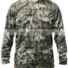 High Quality Custom Camouflage t Shirts Short Sleeve Pocket Camo T-shirt Men thumbnail-5