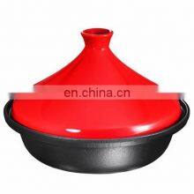 Cast Iron Tajine Pot Moroccan Tajine With Enameled Cast Iron Base and Cone-Shaped Lid thumbnail-5
