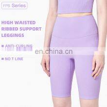 Recycled Custom Fitness Leggings Peach Buttocks Gym Shorts Women thumbnail-1