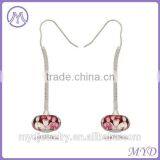 Cheap Murano Lampwork Glass Bead Dangling Earring Made in Shenzhen thumbnail-2