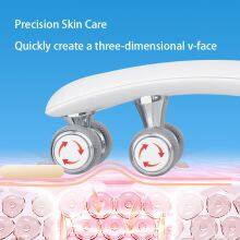 Dual-Action Beauty Facial Roller Massager With V-Shape Lifting Slimming Chin Care Electric EMS Massaging Belt Personal Skin Care thumbnail-3
