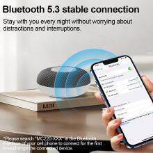 New Arrival Xmas Toy Gift Baby White Noise Sound Machine Portable Mini Active Speaker With Volume Night Light thumbnail-2