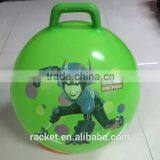 PVC Inflatable Toys Ball With Handle, Jumping Ball, Hopper Ball