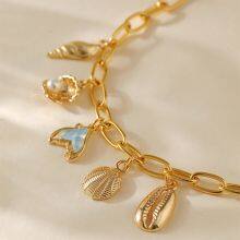 18K Gold-plated Brass Chain Bracelet With Color Retention Vintage and High-end Handmade Bracelet Jewelry. thumbnail-3