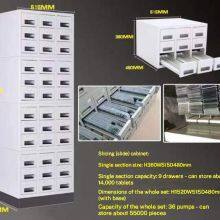 Pathology Slide Storage Cabinet 14148 Slides Capacity | Heavy Duty Steel Microscope Slide Filing Cabinet | For Hospital Laboratory thumbnail-1