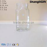 BQS Xuzhou Glassware 740ml Square Glass Jar With Plastic/Tin Lids thumbnail-5