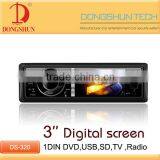 On Dash 3inch Used Car Radios for Sale With TV
