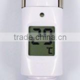 RoHS CE approval Led alert Digital shower head thermometer
