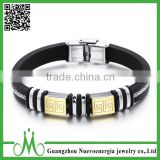 Top quality charms fitness bracelet silicone material                        
                                                Quality Choice