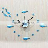 Modern Fish Design Acrylic Wall Clock