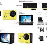 Hot Products 2016! WiFI Waterproof 1080P Full HD Sports Mini DV, 2.0" Inches Screen, Sport Camera- DV-18 thumbnail-3