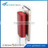 Emergency Charger Smart Moible Phone Power Bank 5000mAh With Suction Cups and OEM Logo