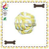 Yellow and White Cotton String Woven Pet Ball thumbnail-3