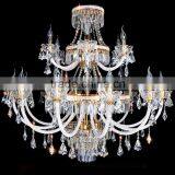 Home Decor Bohemian Crystal Glass Chandelier Hanging Pendant Lamp Light Lighting CZ3003/12+6+3 thumbnail-1