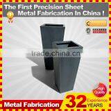 Kindle 2014 New Polychrome Galvanized Oblong Modern Flowerpot