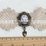 >> 15074 SWRetro Vintage Ladies Beige Beauty Bacelets, Lace Cuff Bracelet / thumbnail-3