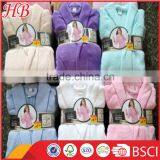 Coral Fleece Stock Bathrobe With Low Price thumbnail-1