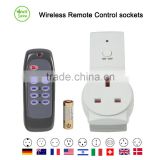 Electric Wireless Remote Control Switch Socket set UK Plug K09 1+1
