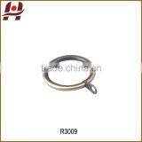 R3009-metal Iron Zinc Alloy Square Round Window Curtain Rod Pole Pipe Rings Clips thumbnail-1