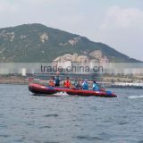 1.6mm PVC and aluminum floor 8m Big large Inflatable Boat In Stock