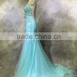 Guangzhou Factory Real Sample Latest Strapless Long Prom Dress thumbnail-3