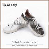 Fashion Snake Leather Flat Casual Sneakers Shoes 2016 Woman thumbnail-5
