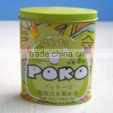 Cartoon Picture Costly Metal Round Cookie Tin Box