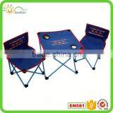 Outdoor folding tables and chairs