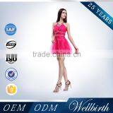 Gorgeous Sheath High Neck Petite Formal Evening Gowns With Beading thumbnail-3