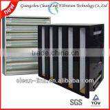 V Bank High Efficient Fibregalss HVAC System Combined HEPA Filter thumbnail-1