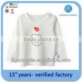 OEM Service Silk/Cotton Embroidery Long Sleeve T Shirts for Children thumbnail-1
