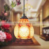 Pastel hollow designer pendant light restaurant pendant lighting