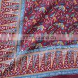 Red Color Printed Quilts / Cotton Voile Soft Quilts Cover / Sanganeri Printed Indian Quilts thumbnail-3