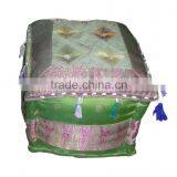 ARTHPF-8 Papasan Chair Square Home Furnishing Khambadia Work Floor Cushion Embroidered Poufs and Ottomans Jaipur thumbnail-1