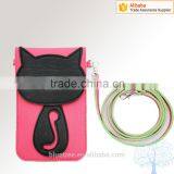 Lovely Design Cell Phone Credit Card Holder in PU Material, 2 Credit Card Pocket in Back thumbnail-6