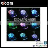 Light up Wired Optical Mouse 1000dpi Small Mouse Gift Mouse --MO7060---Shenzhen Ricom