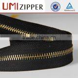 Guangzhou 5 Zipper With Zip Puller Gold Long Chain Metal Zip thumbnail-4