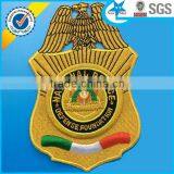 High quality twill background embroidery badge