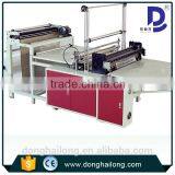 Hot seal and cool cut bottom sealing bag making machine