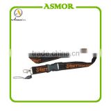 Factory custom polyester embroidered lanyards with low minimum order