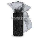 25cm*10M Black Color Small Hole Tulle for Performance Dress