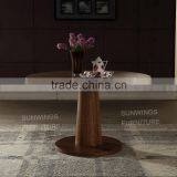 no Folded Solid Wood Round Dining Table With 6chairs thumbnail-2